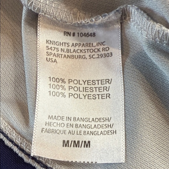 Edmonton Oilers Jersey Navy and Gray Oilers Long Sleeve Shirt - Picture 8 of 9